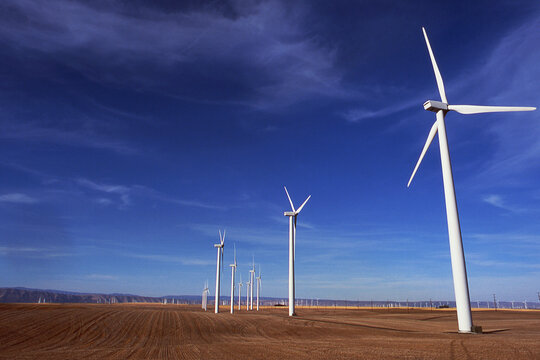 Wind Turbines in the High Desert