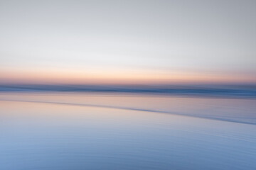 Beautiful and calming sunrise over the Ocean 