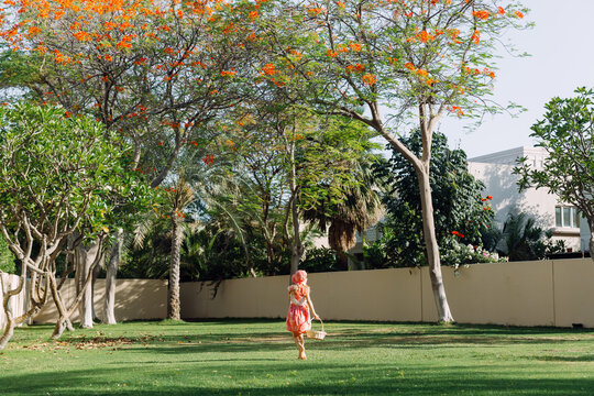 Little girl in the park