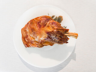 Shoulder of cooked lamb © joe888