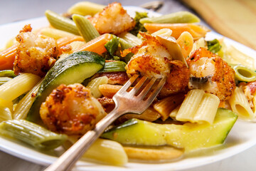 Shrimp White Wine Sauce