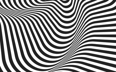 Abstract black background combination with white decoration