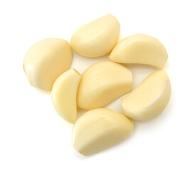 Garlic clove isolated on white