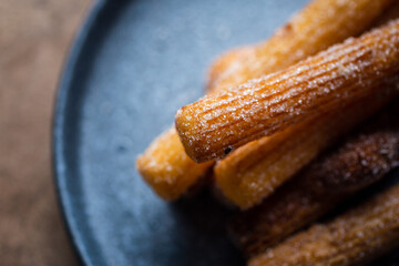 Churros con azúcar