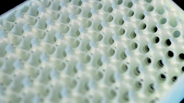 Closeup Timelapse of 3D printing Organic Pattern