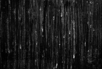 Real dirty glass with dust, dirt and rain stains isolated on a black background. For use as layer...