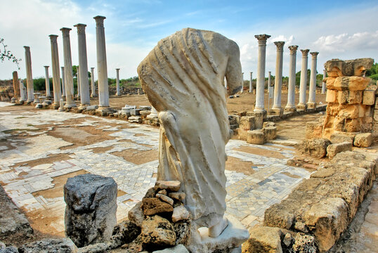 Salamis  - an ancient Greek city-state on the east coast of Cyprus,