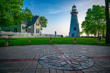 Marblehead lighthouse on Memorial day © Elijah Keller