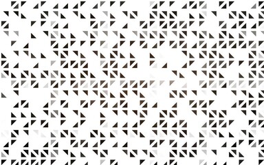 Light Black vector layout with lines, triangles. Abstract gradient illustration with triangles. Pattern can be used for websites.