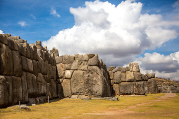 Cusco, Peru, the Explanada Inca archological site,