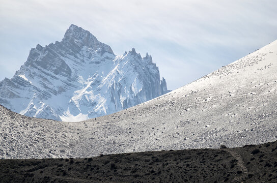 Unaccessable mountain peak