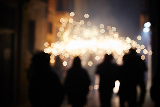 Group of Diables in Correfoc