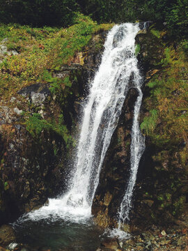 Cascading waterfall