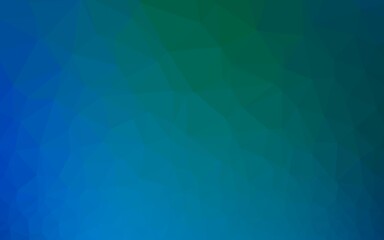 Light Blue, Green vector abstract mosaic background. A completely new color illustration in a vague style. Brand new design for your business.