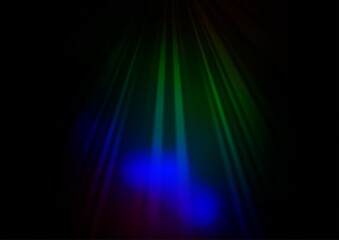 Dark Multicolor, Rainbow vector background with straight lines. Glitter abstract illustration with colored sticks. Pattern for ads, posters, banners.
