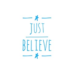 Quote illustration about believe in yourself