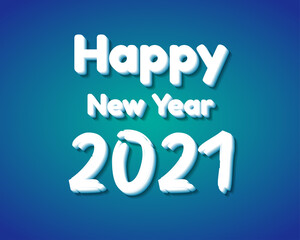 Happy new year 2021. Greetings card. abstract background. Vector illustration.