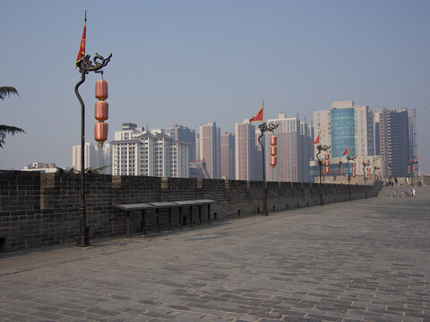 City walls Xian. China