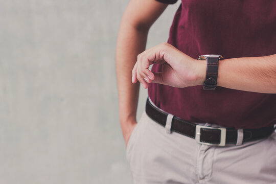 man at time