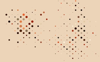 Light Red vector background with bubbles. Blurred decorative design in abstract style with bubbles. Pattern for ads, leaflets.