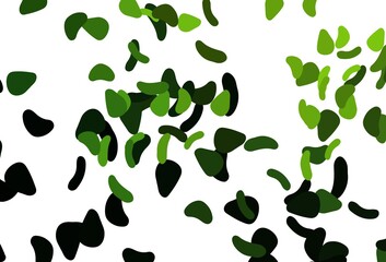 Light Multicolor, Rainbow vector pattern with chaotic shapes.