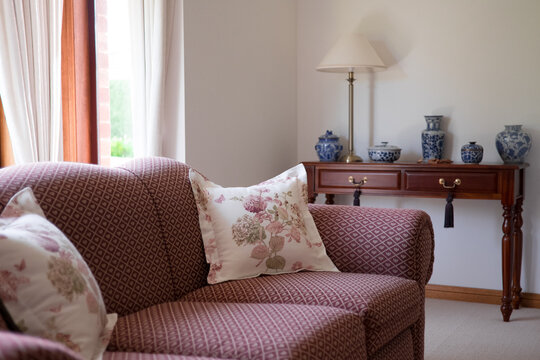 Conservative lounge interior