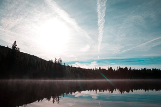 A Lake In The Morning