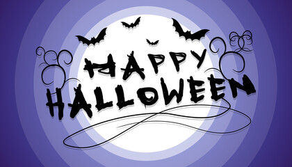 Fototapeta premium happy halloween banner or party invitation background