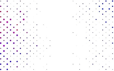 Light Blue, Red vector backdrop with dots. Beautiful colored illustration with blurred circles in nature style. Pattern for ads, leaflets.