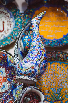 Vase hanging on the wall