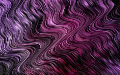 Light Pink, Blue vector background with bent ribbons. An elegant bright illustration with gradient. The best blurred design for your business.