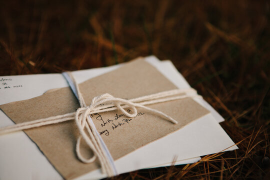 Letters tied together