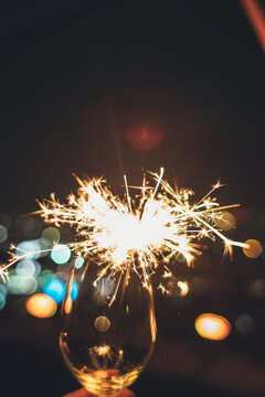 Sparkler glass