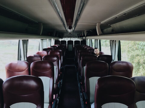 empty bus with no people