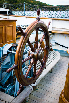 Wooden steering wheel