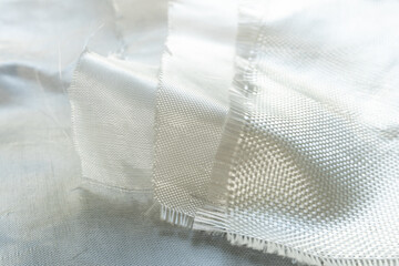 white glass fiber composite raw material background