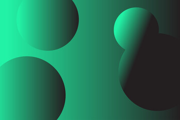 Abstract green, black background design