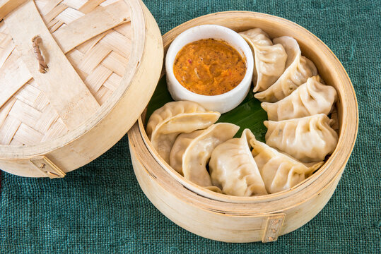 Momo, traditional Nepali dumplings