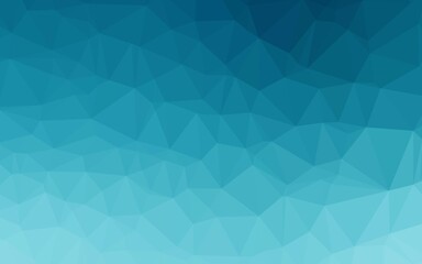 Light BLUE vector low poly layout. Modern geometrical abstract illustration with gradient. New texture for your design.