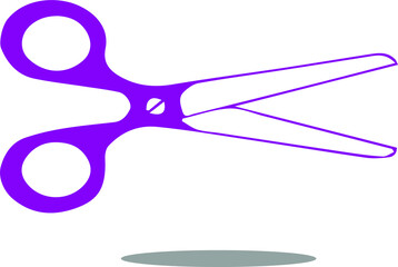 scissor icon isolated on white background