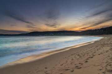 Fototapeta na wymiar Sunset at the Seaside