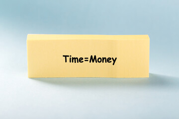 Time is Money Business Concept