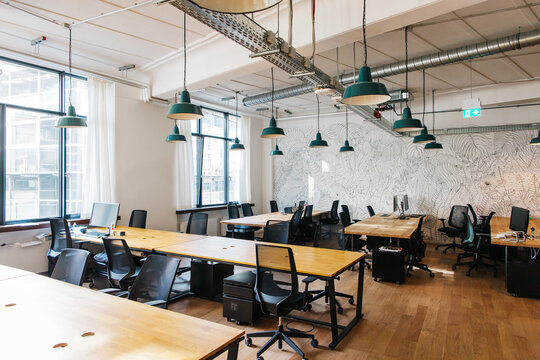 Bright Minimalist Co-Working Space