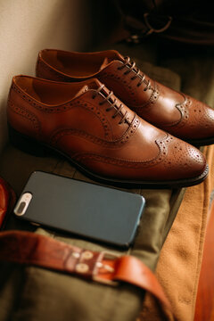 A pair of shiny shoes