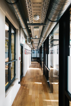 Corridor in Bright Modern Office