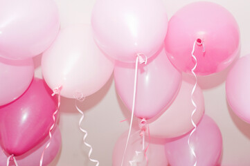 Pink balloons