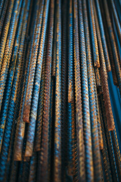 rusted rebar