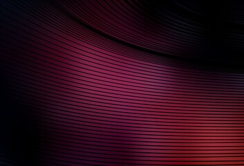 Dark Pink vector backdrop with bent lines.