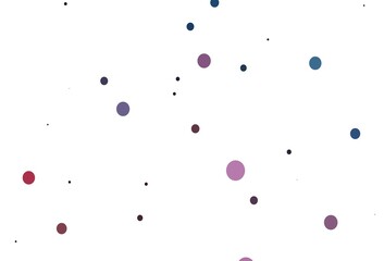 Light Blue, Red vector template with circles.