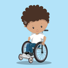 BOY-IN-A-WHEELCHAIR